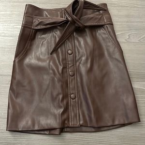 Urban outfitters leathery skirt